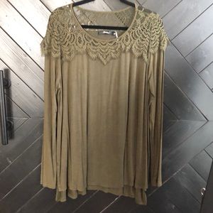 Green Lace Tunic